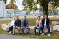 Foto v.l.n.r.: Heike Joggerst, Konrektorin, Thomas Würthle, Rektor, OB Marco Steffens, Nicole Schatz, 2. Konrektorin, Dr. Stephan Dech, Abteilungsleitung Bildung und Sport – Schulen und Kitaverwaltung